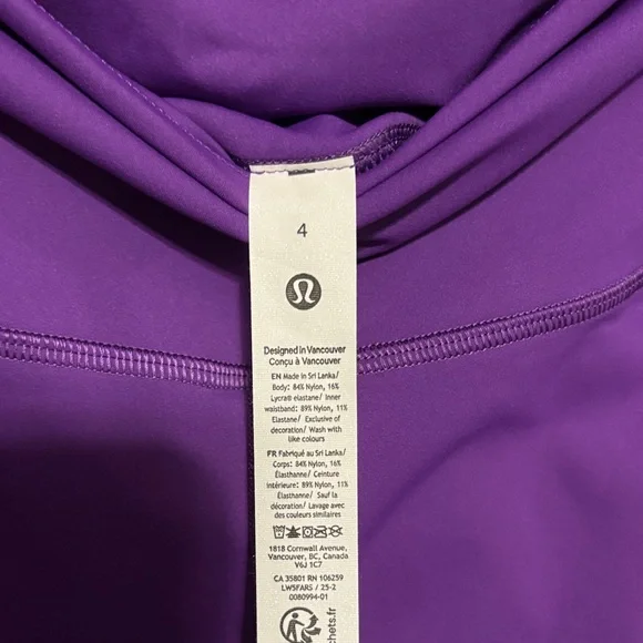 Lululemon Fast and Free HR Tight 25” with Pockets - Picture 3 of 6